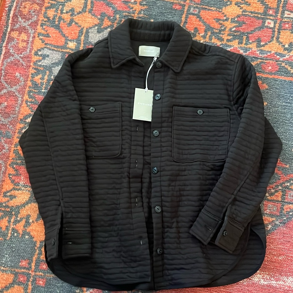 Everlane quilted shacket